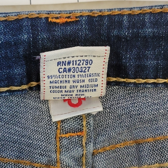 True Religion Dark Wash Jeans (altered) - Picture 8 of 15